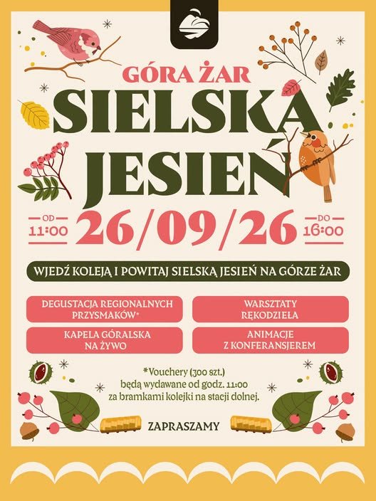 Plakat: Góra Żar – Sielska Jesień