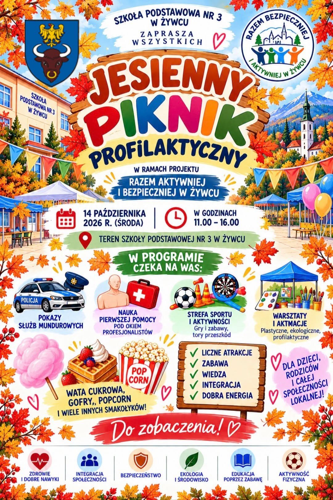Plakat: Jesienny Piknik Profilaktyczny