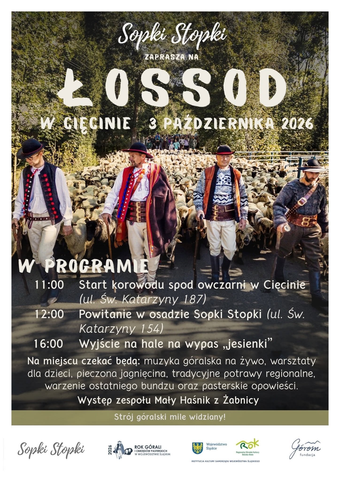 Plakat: Łossod w Cięcinie