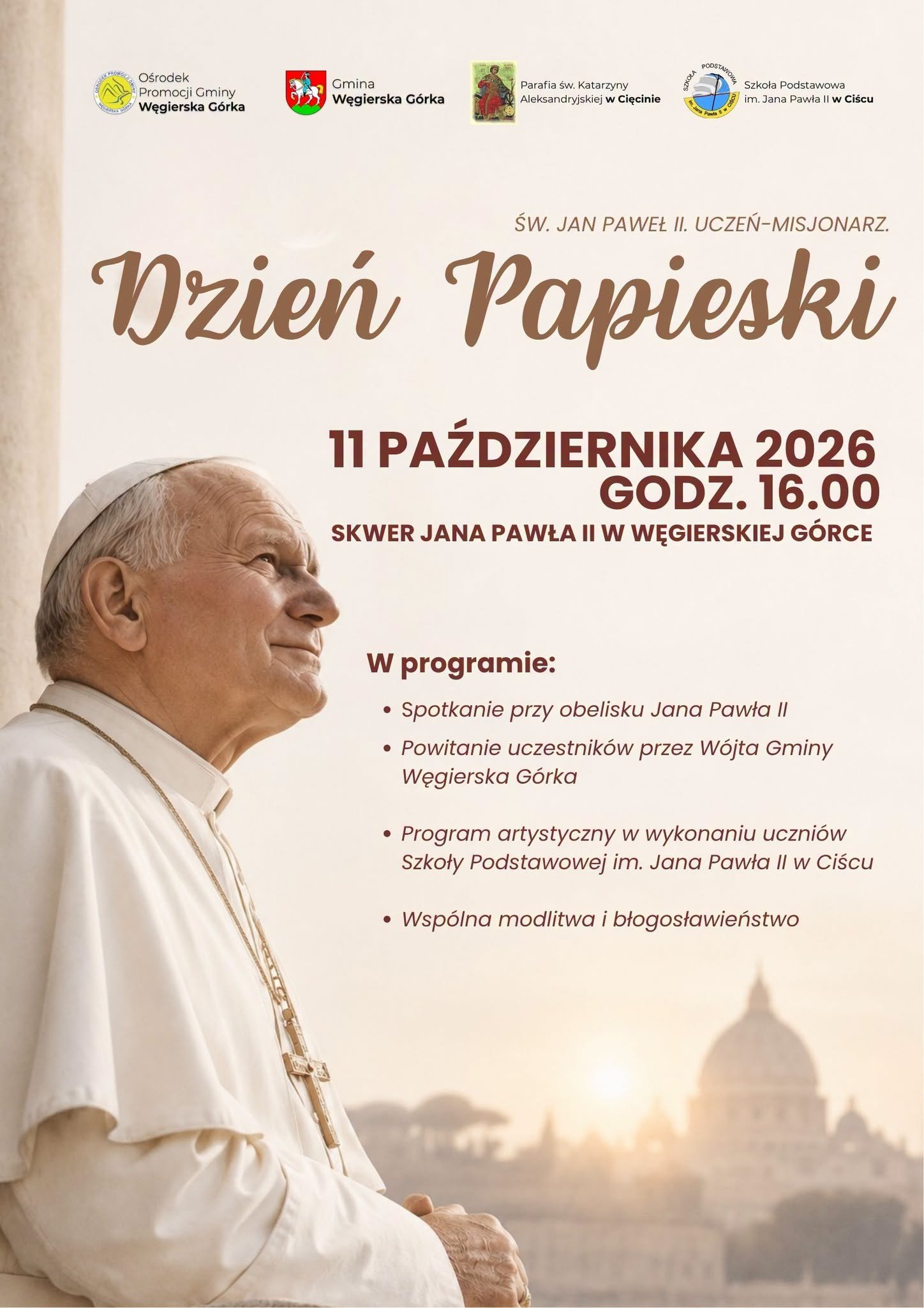 Plakat: Dzień Papieski 2026