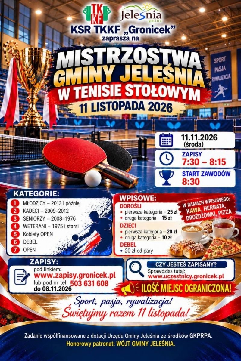 Plakat: Obchody Narodowego Święta Niepodległości w Jeleśni