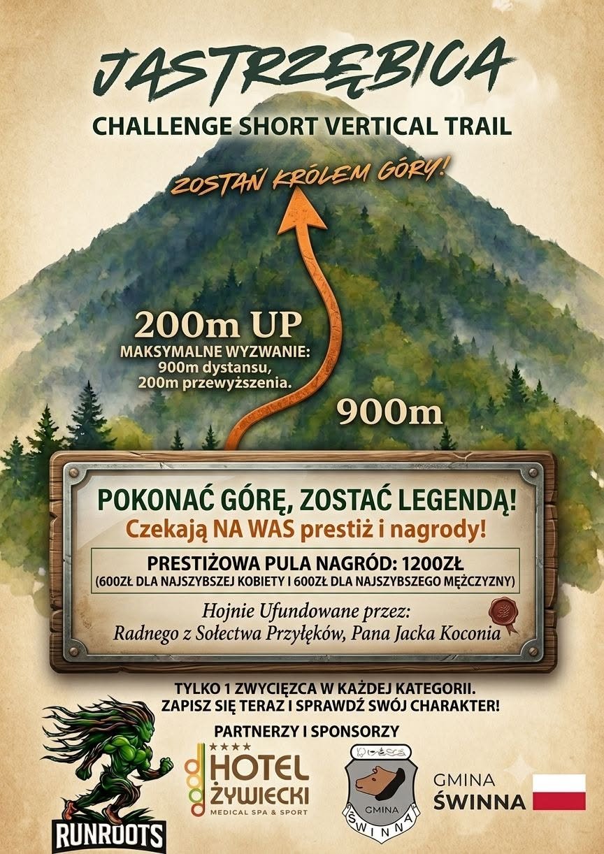 Plakat: Jastrzębica Challenge Short Vertical Trail